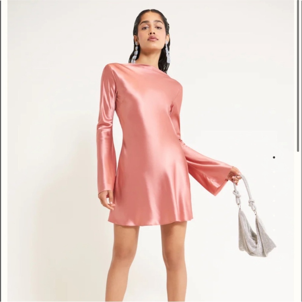 culta silk pink dress amazing dress